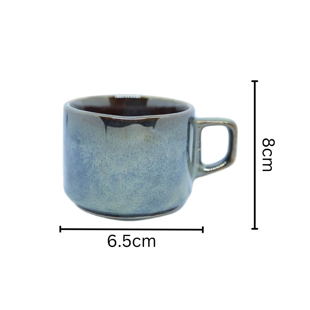 Premium Hand Painted Ceramic Espresso Cup Set with Saucer Lead Free Tea & Coffee Cups