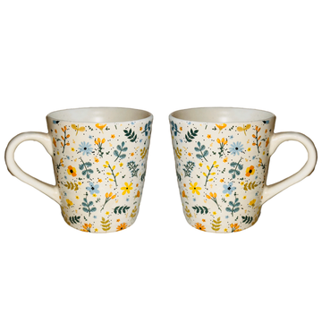 Yellow Charm Ceramic Tea Coffee Cup Set 250 ML