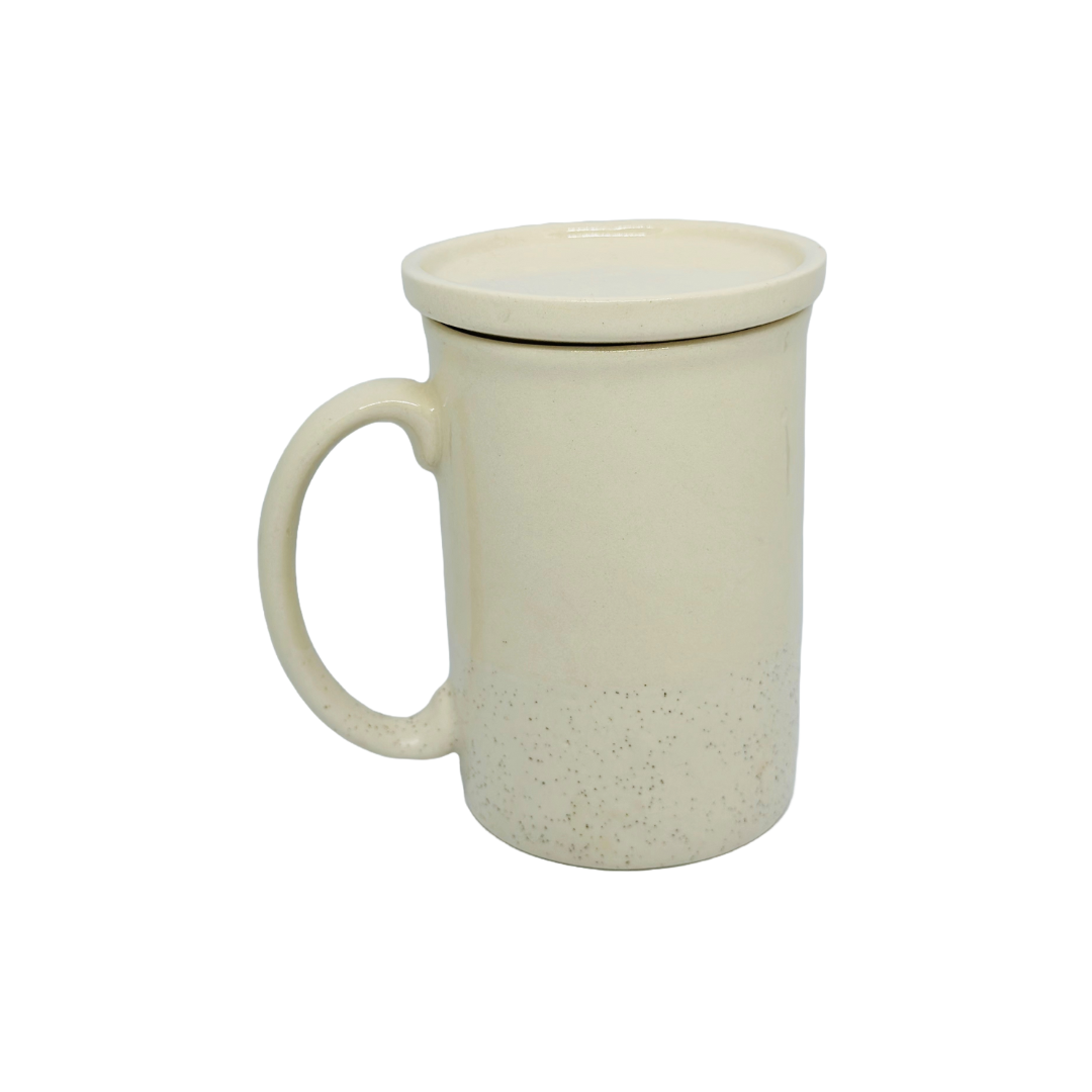 CUP WITH LID WHITE