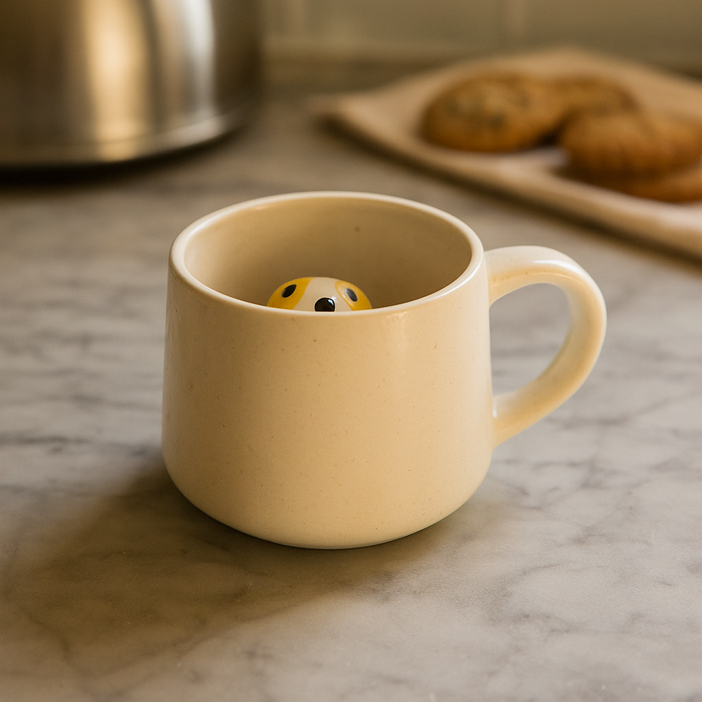 Cute Dog Inside Ceramic Coffee Mug (200ml)