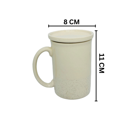 CUP WITH LID WHITE