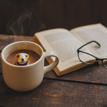 Cute Dog Inside Ceramic Coffee Mug (200ml)