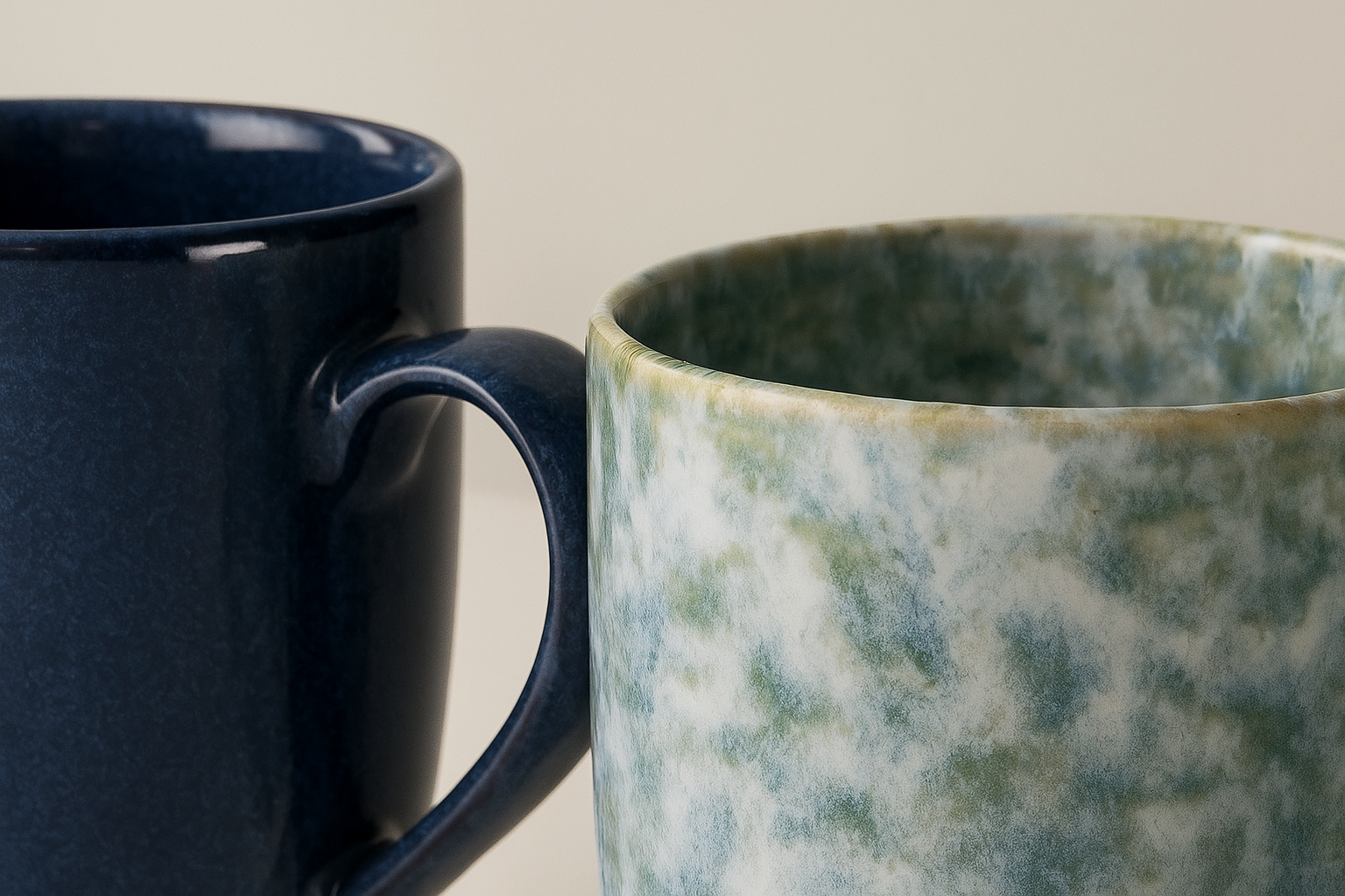 Premium Ceramic Mug & Bowl Set (250ml Cups + 450ml Bowls)