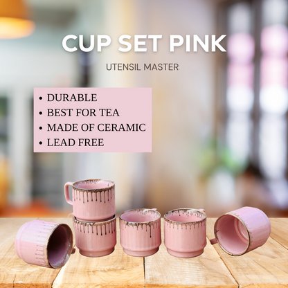 CUP SET PINK