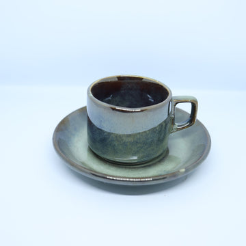 Premium Hand Painted Ceramic Espresso Cup Set with Saucer Lead Free Tea & Coffee Cups