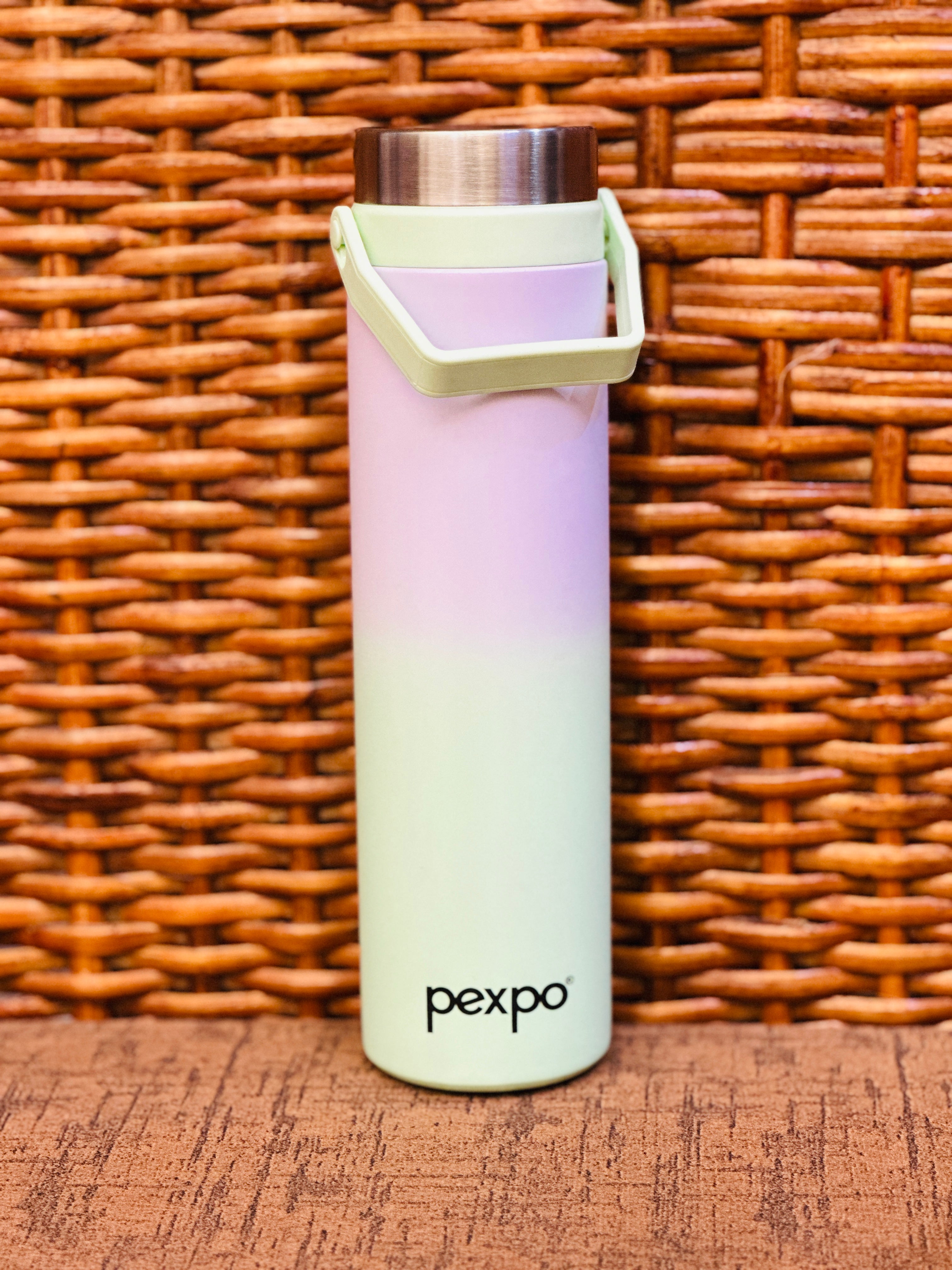 Pexpo Polar 470 ML Stainless Steel Water Bottle Pink Gradient