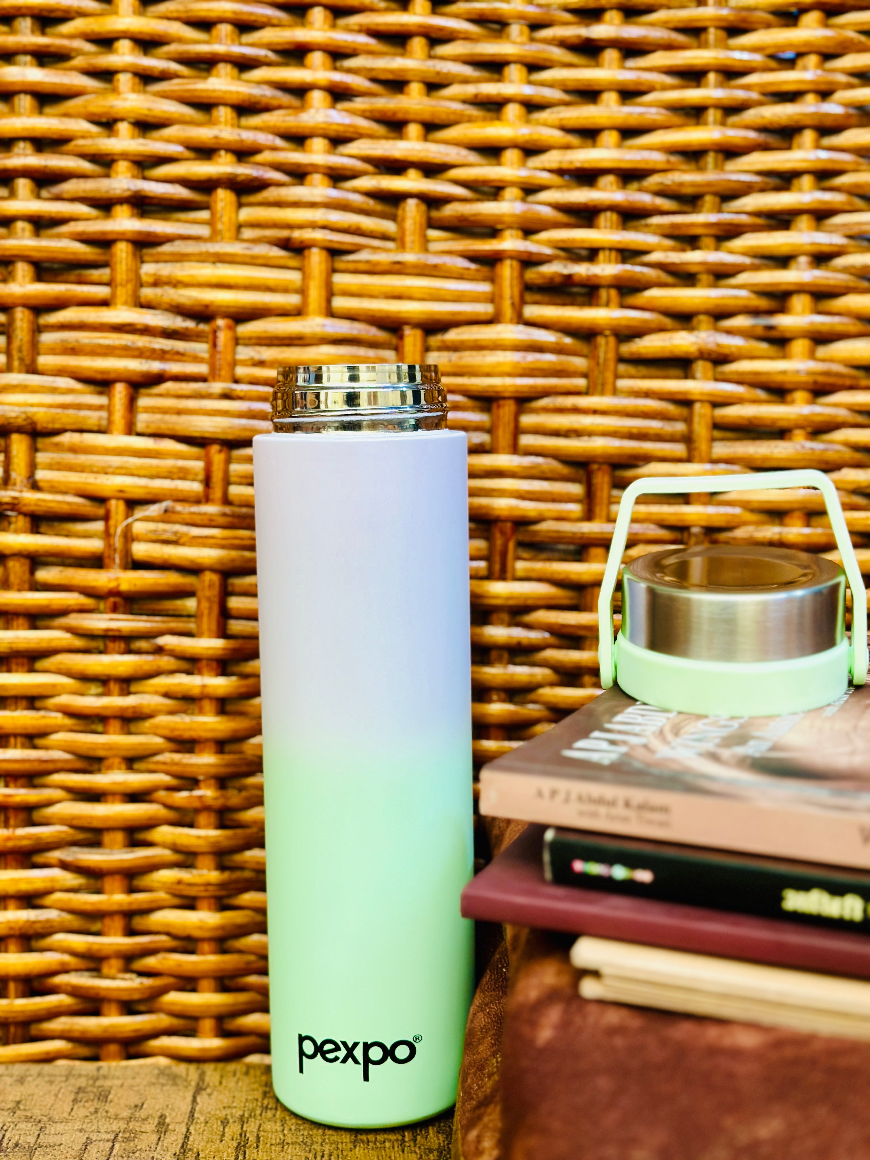 Pexpo Polar 470 ML Stainless Steel Water Bottle Pink Gradient