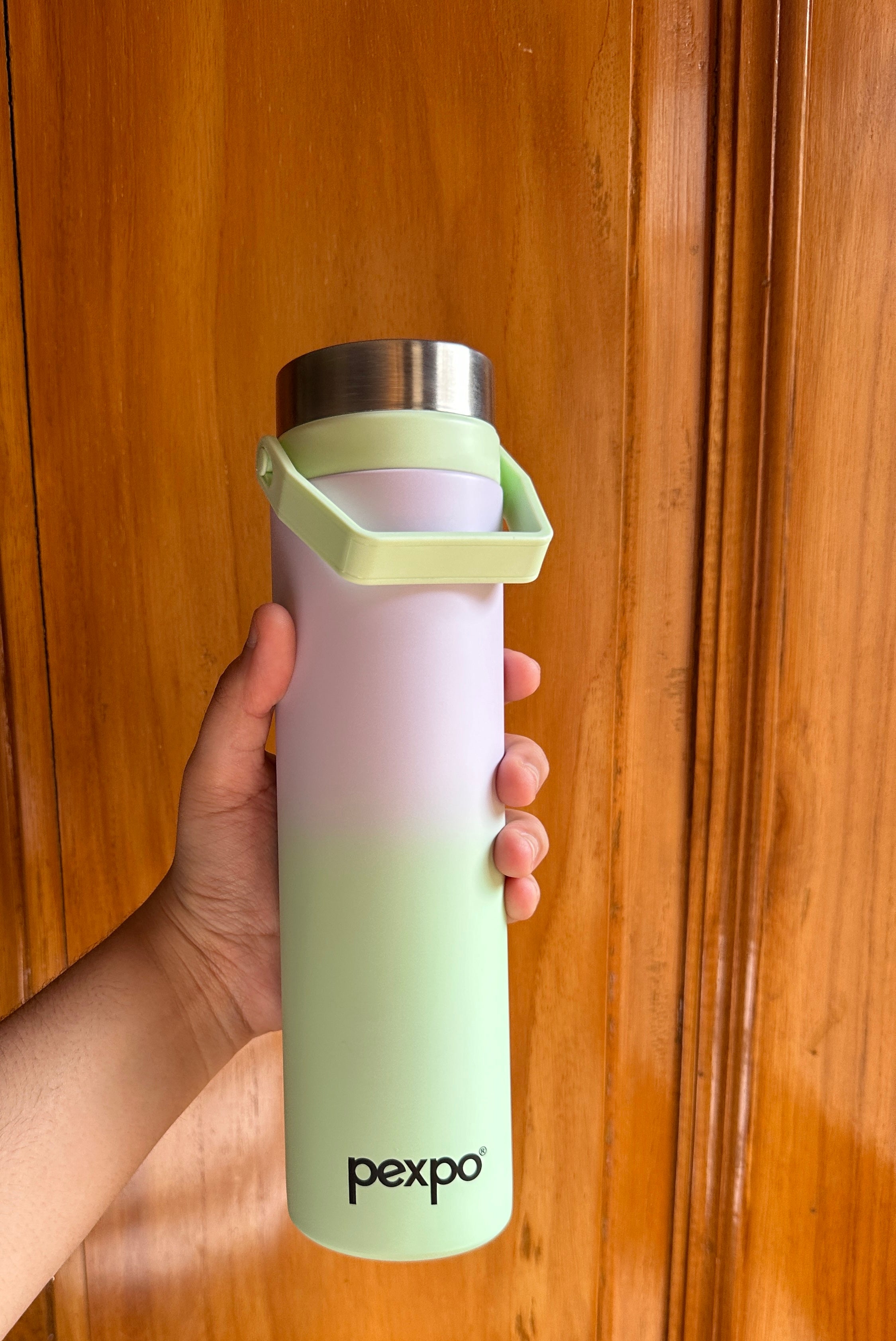 Pexpo Polar 470 ML Stainless Steel Water Bottle Pink Gradient