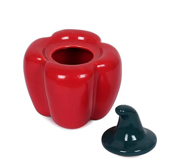 Capsicum Ceramic Storage Jar Decorative Spice Container