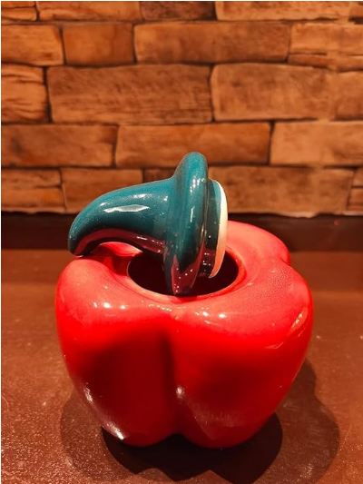 Capsicum Ceramic Storage Jar Decorative Spice Container
