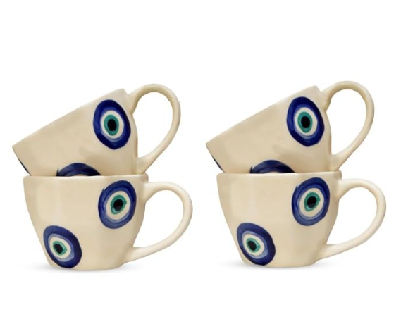Evil Eye Ceramic Coffee Mug Tea Cup