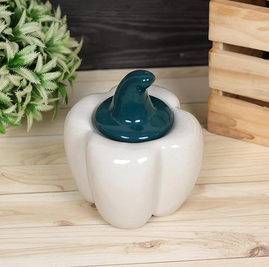 Capsicum Ceramic Storage Jar Decorative Spice Container