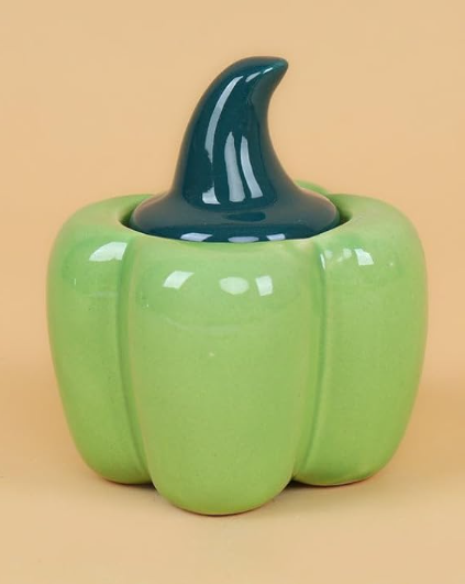 Capsicum Ceramic Storage Jar Decorative Spice Container
