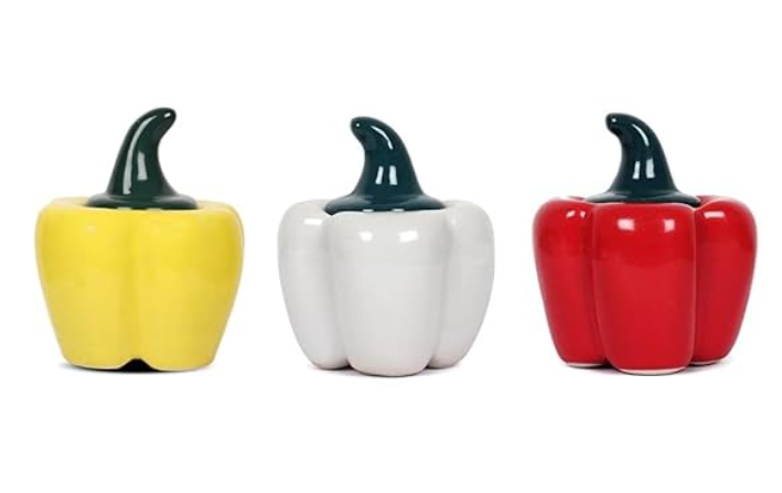 Capsicum Ceramic Storage Jar Decorative Spice Container