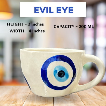 Utensil Master Evil Eye Cup || 200 ML ||