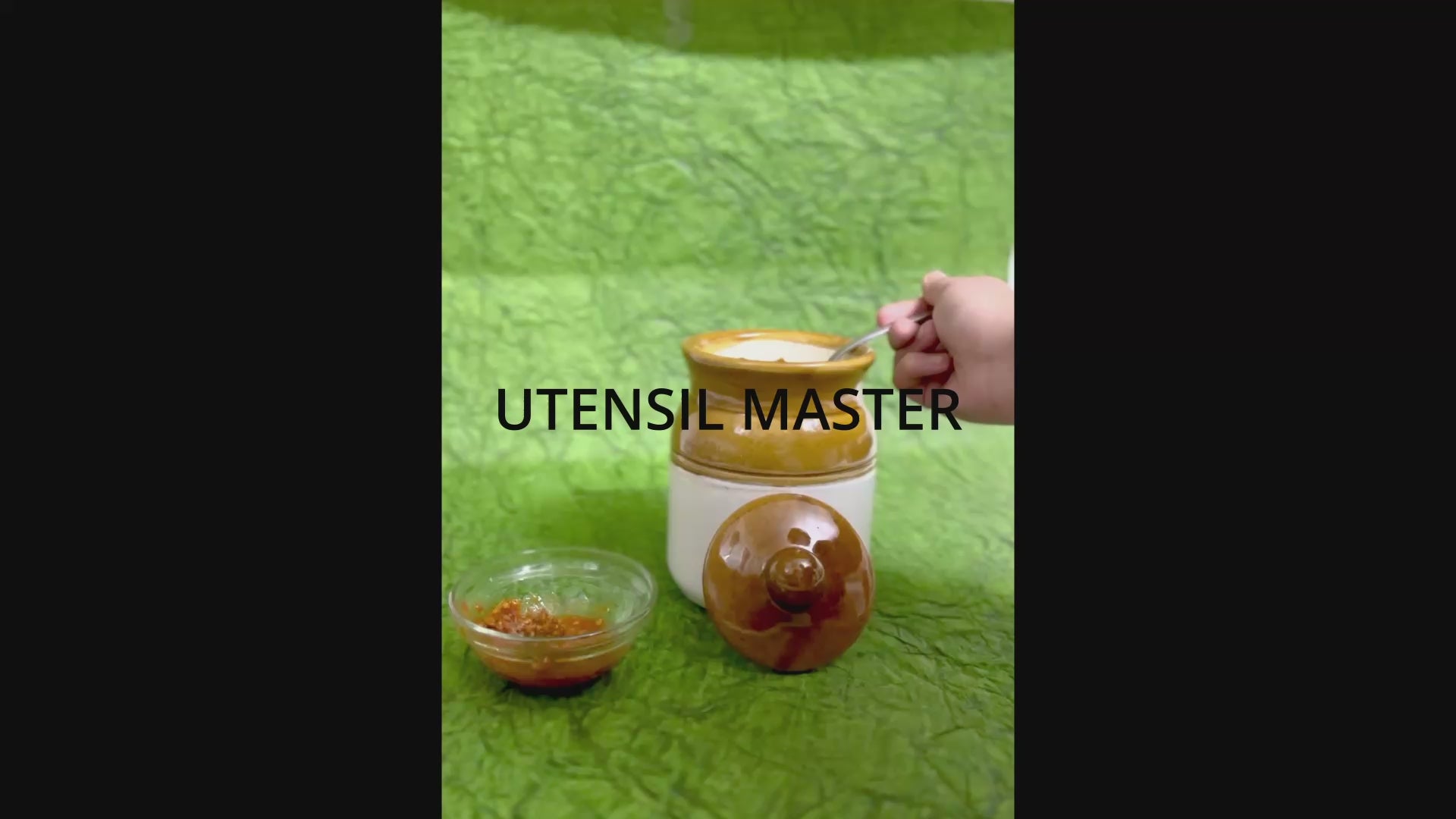 Ceramic Food Container Jar 500g with Lid